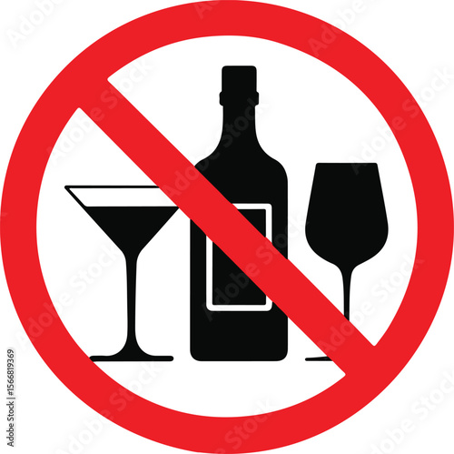 Do not drink alcohol in this area