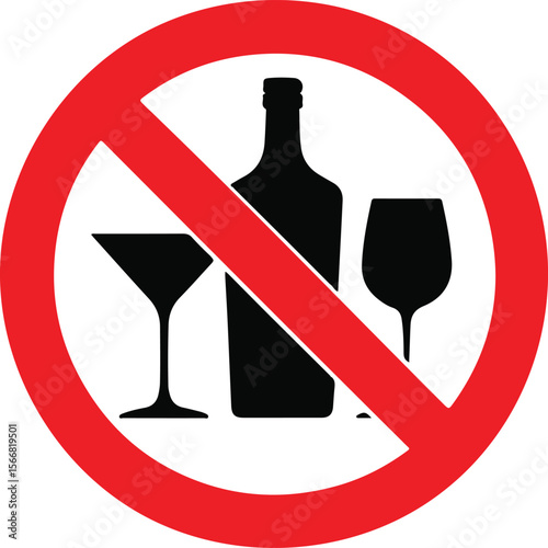 Do not drink alcohol in this area