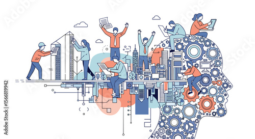 Conceptualizing innovation and teamwork within a dynamic business environment fostering creative solutions for growth
