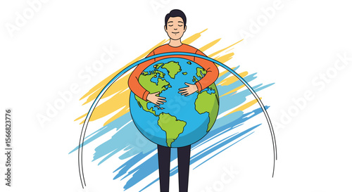 Understanding the global interconnectedness of humanity through environmental awareness and shared responsibility for our planet's future wellbeing