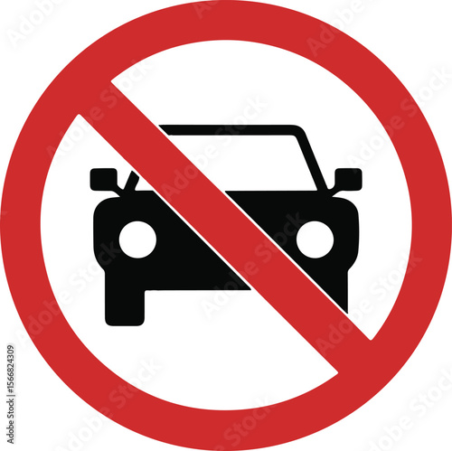 No parking sign