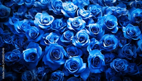 Enchanting blue roses create a harmonious atmosphere for special occasions.