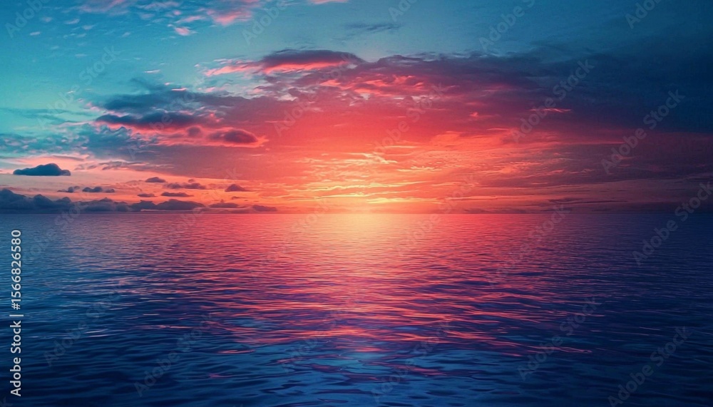 Fototapeta premium Calming Visuals of a Pastel Sky