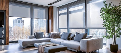 Blending functionality and style with contemporary window treatments.