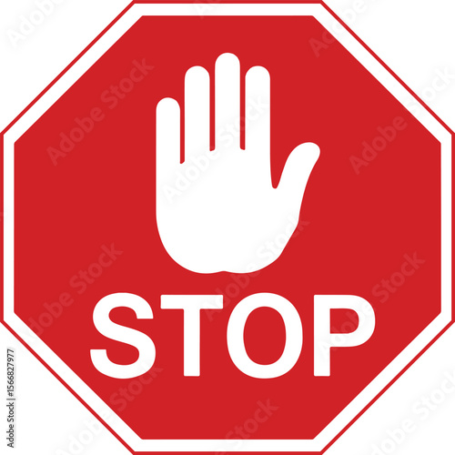 the stop sign is prohibited.