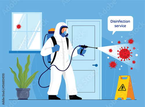 Professional Disinfection Service Sanitizing Your Home or Business