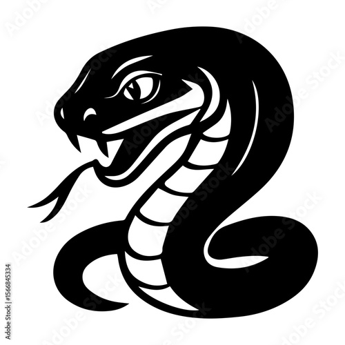vector illustration of a snake