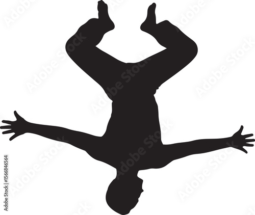 Skydiver Freefall Silhouette Over Mountains

Parachutist Deploying Canopy Vector Design

Tandem Skydiving Silhouette Scene

Parachute Opening in Midair Vector Art

Landing Parachutist Silhouette Illus