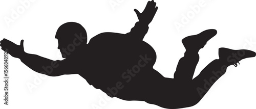 Skydiver Freefall Silhouette Over Mountains

Parachutist Deploying Canopy Vector Design

Tandem Skydiving Silhouette Scene

Parachute Opening in Midair Vector Art

Landing Parachutist Silhouette Illus