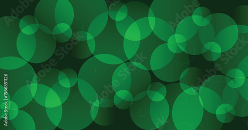 abstract green background with bokeh