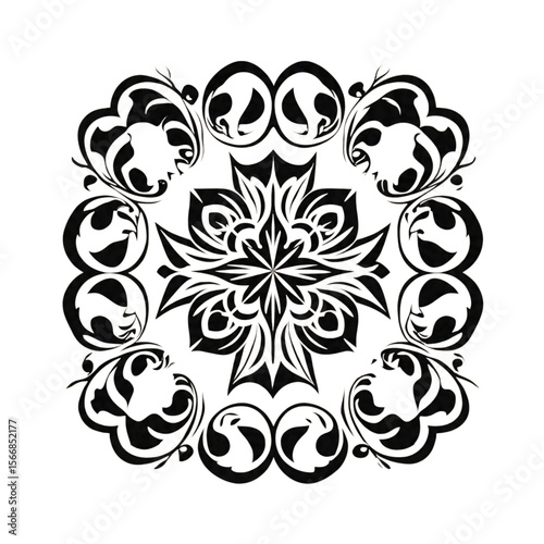vector floral ornament