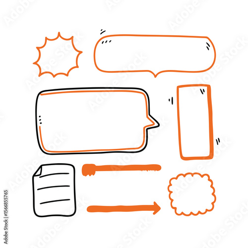 Sketch Frame Bundle with Marker Underline Elements