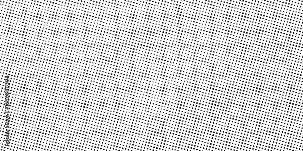 Abstract grunge halftone texture. Monochrome vector dots pattern chaotic.