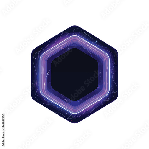 Blue glossy square web button icon set with blank 3D glass elements for business and computer design