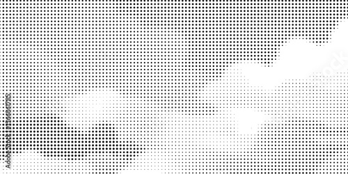 Basic halftone dots effect in black and white color. Halftone effect. Dot halftone. Black white halftone.Background with monochrome dotted texture.