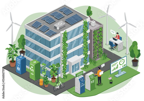 Sustainable Office Building Design Eco-Friendly Architecture and Green Initiatives for Modern Workspaces