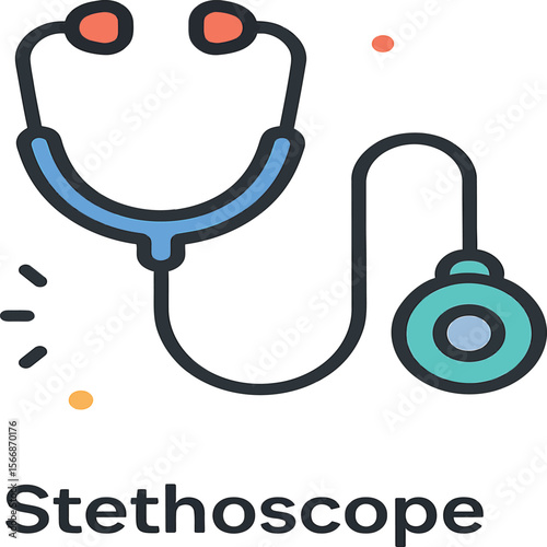 Comprehensive Guide to Medical Checkup Icon Stethoscope Illustration, Healthcare Symbol, Medical Equipment, Doctor's Tool, and Patient Care
