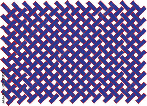 Blue and white color Zig zag seamless pattern
