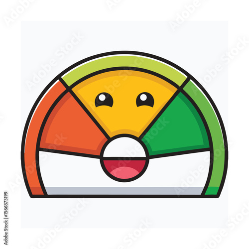 Low to High Gauge Icon for Emotion Reactions