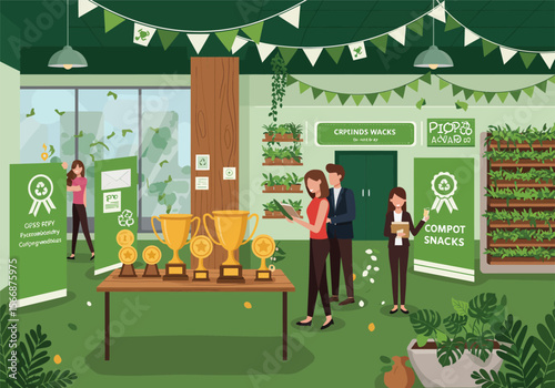 Celebrating Sustainability An Award-Winning Showcase of Eco-Friendly Innovations and Compostable Snacks