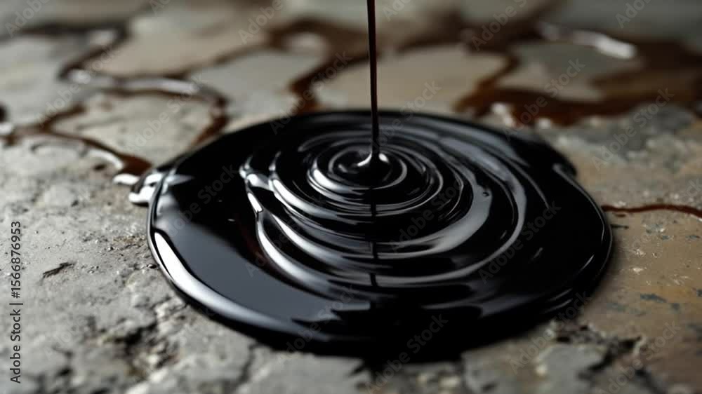 Close-up kitchen scene: a drop of water ripples across a clean sink, reflecting the fresh blue splash on the stove and gleaming utensils 4k natural video footage 