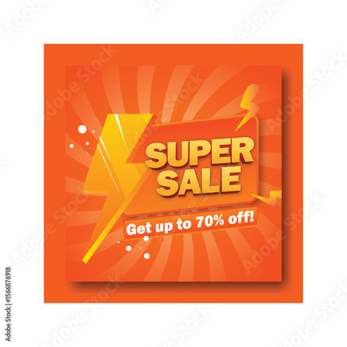 Flash Sale Social Media Post Design Tamplate. Editable File , Flash Sale Mega Sale 11.11 Sale Design.