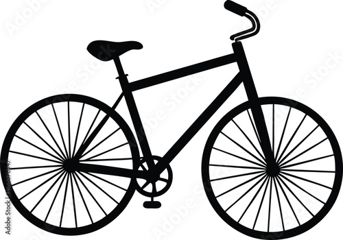 bicycle on white background.eps