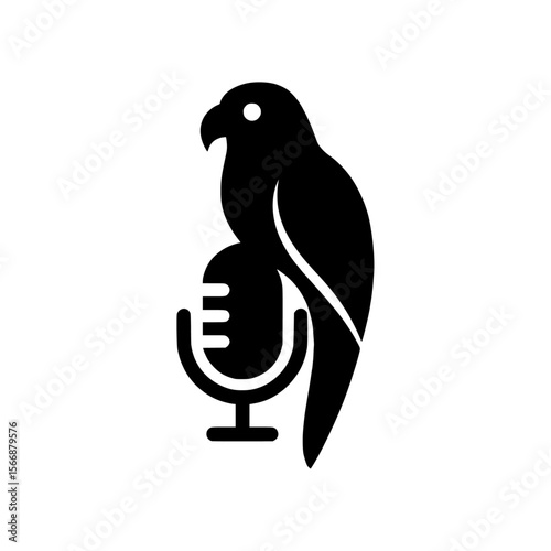 Parrot mic icon