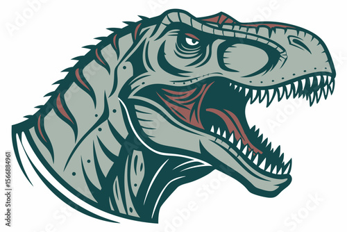 Fierce Tyrannosaurus Rex Head Roaring t rex dinosaur