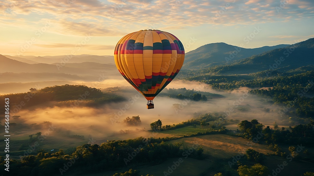 Fototapeta premium hot air balloon over cappadocia turkey