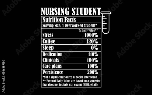 Funny Nursing Student Nurse Gift t-shirt quotes svg design