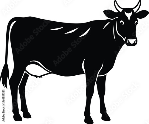 cow on white background.eps