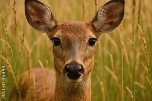 Wallpaper Mural Riga, Latvia 05-09-2024 A Deer's Gaze in the Wild Torontodigital.ca