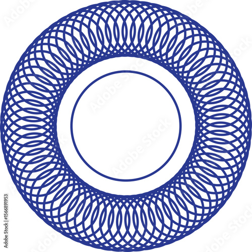 Clean empty plate on white background 