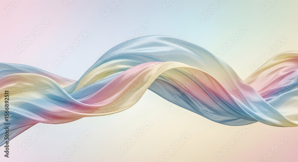 Abstract colorful flowing fabric design Abstract colorful flowing fabric design