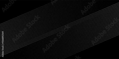 Slant line halftone gradation texture. Fading diagonal stripe gradient background. Black oblique pattern backdrop. Vanishing thin parallel line wallpaper for overlay