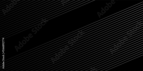 Slant line halftone gradation texture. Fading diagonal stripe gradient background. Black oblique pattern backdrop. Vanishing thin parallel line wallpaper for overlay