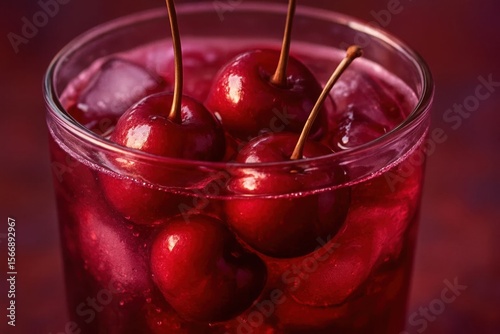 Riga, Latvia 05-09-2024 Indulge in the richness of cherries with a refreshing twist
