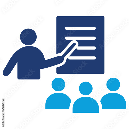 Education Flat Blue Icon