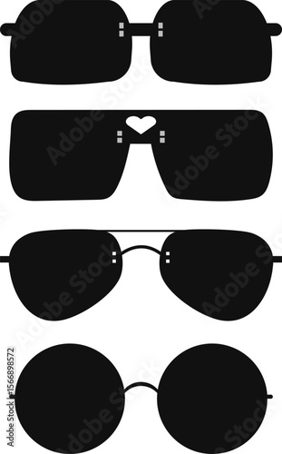 Sunglasses Images vector new design.