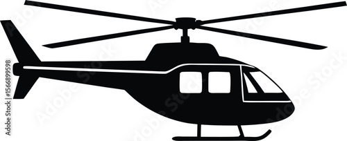 helicopter on white background.eps
