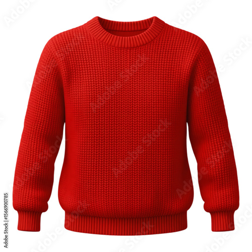 Red Knitted Sweater