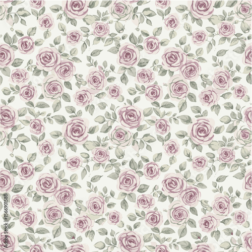 Tropical floral pattern with orange background. Seamless pattern with florals for fabric, textiles, clothing, wrapping paper. Vector illustration