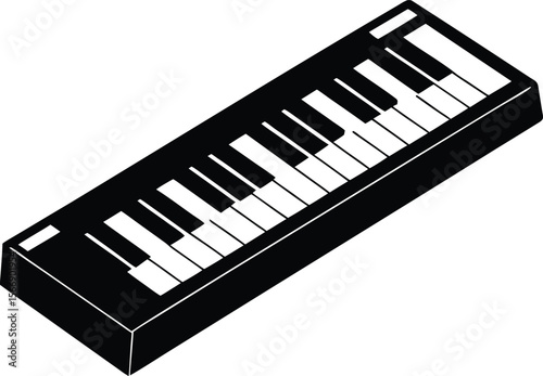keyboard on white background.eps