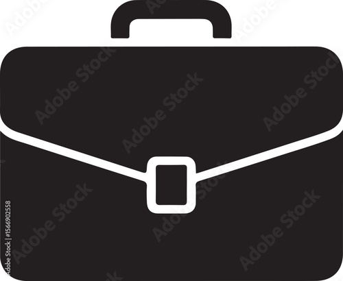 Briefcase Business Icon - Professional Vector Symbol for Work and Corporate Affairs

