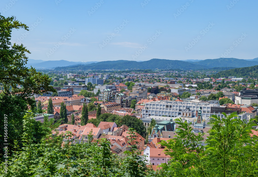 Obraz premium Lublana the capital city of Slovenia. 24.06.2025