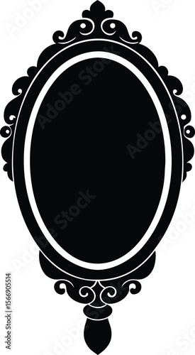 mirror on white background.eps