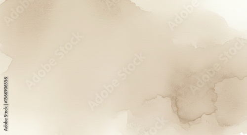Watercolor wash background in beige tones, with subtle paper texture