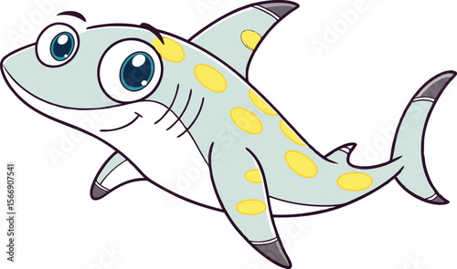 Hammerhead Shark Illustration for Marine and Wildlife Designs. High Quality Hammerhead Shark for Ocean and Nature Projects. Unique Hammerhead Shark Artwork for Digital and Print Media
