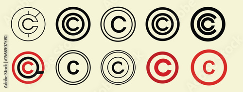 Copyright Symbol Variations A Visual Guide to Copyright Icons and Designs